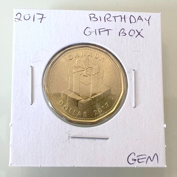 2017 O Canada, Wedding, Birthday, Newborn & Peace and Joy Special Strike Loonies - Picture 7 of 13